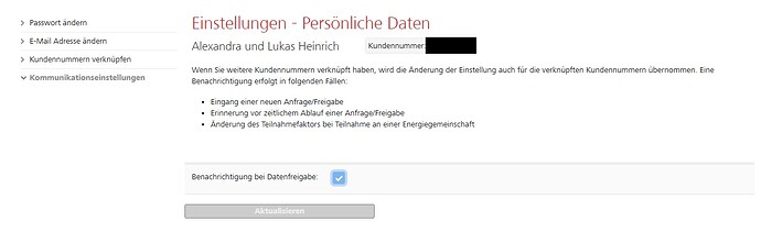 Info Teilnehmerfaktor deaktivieren